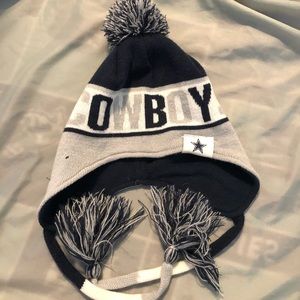 Dallas Cowboys Beanie with long strings